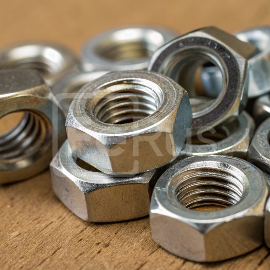 Гайка дюралюминиевая М12 шаг резьбы 1,5 мм Д16П ГОСТ 1759.0-87