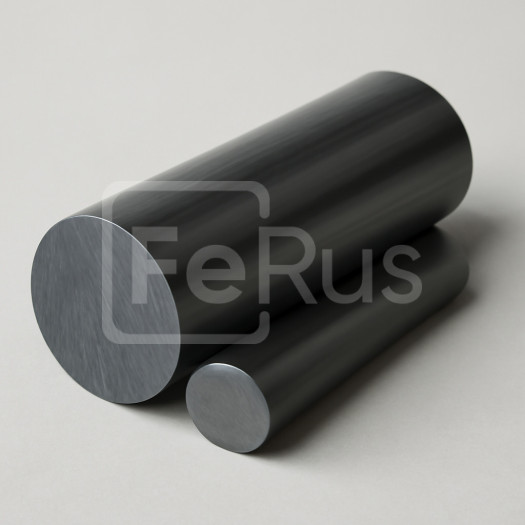 Стержень темно-серый 130х2000 мм PVC-CAW ТУ 22.21.10-011-17152852-2019