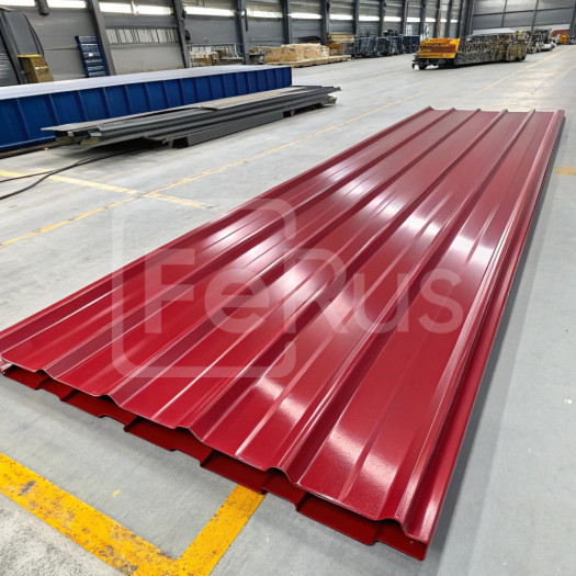 Профнастил С8 полиэстер (Zn100-180) 0,35х1150х800 мм, RAL 3005